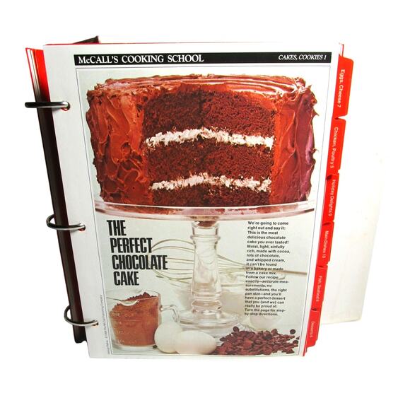 McCall's Cooking School Recipe Book Vintage 1986 Appetizers Desserts Breads - Picture 3 of 7